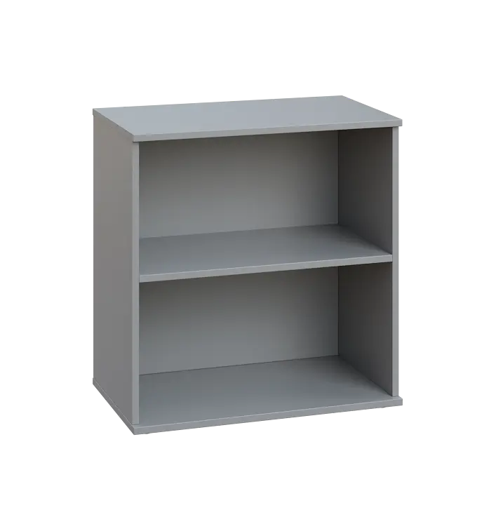 LN 2 - 7N kancelářská skříň, nika, 750x720x400, šedá